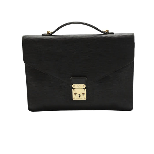 Louis Vuitton Business M54462 Epi Noir Business Leather Handbag