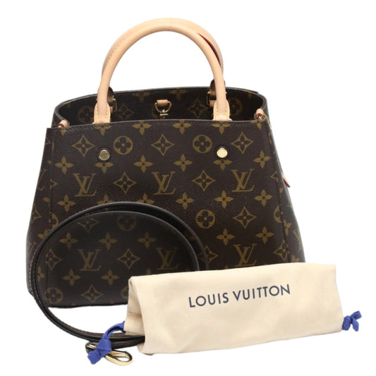 Louis Vuitton M41055 Montaigne BB Monogram Canvas Brown Shoulder Bag 0