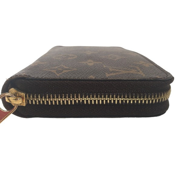 Louis Vuitton Long Purse M41895 Fuchsia Zip Monogram Canvas Wallet Case 3