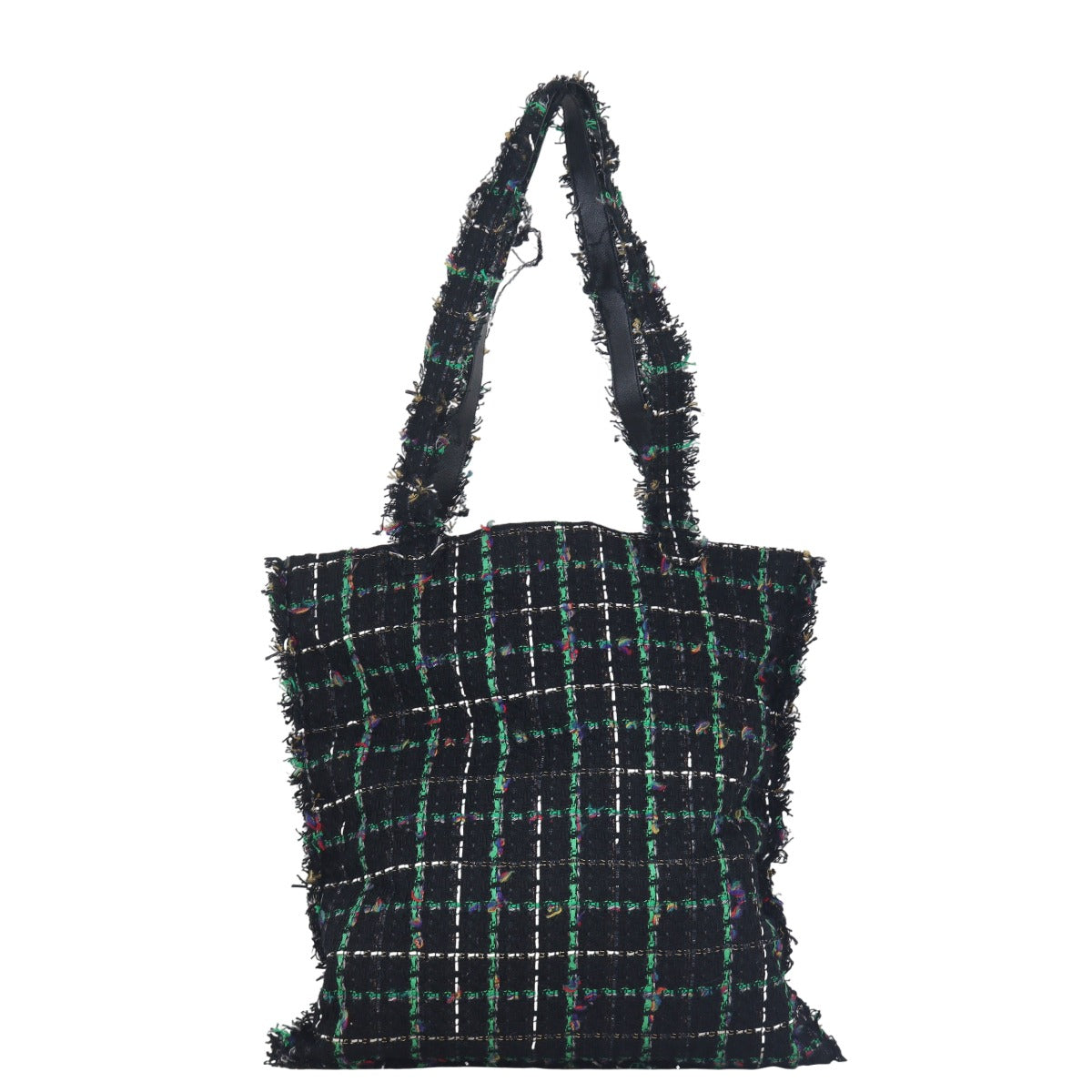 Chanel Resin Robot Tweed Shopping Tote Shoulder Bag