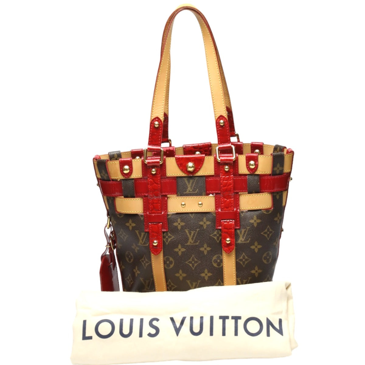 Louis Vuitton M95613 Neo Monogram Canvas Brown Bucket Bag 0