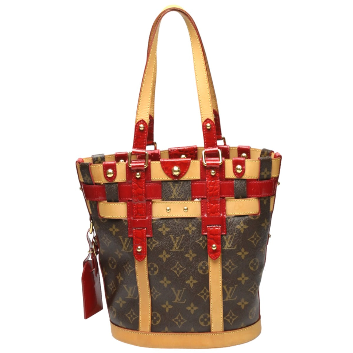 Louis Vuitton M95613 Neo Monogram Canvas Brown Bucket Bag 0