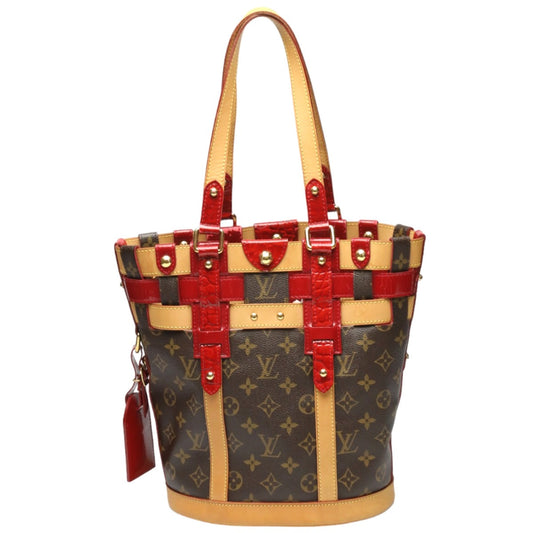 Louis Vuitton M95613 Neo Monogram Canvas Brown Bucket Bag 0