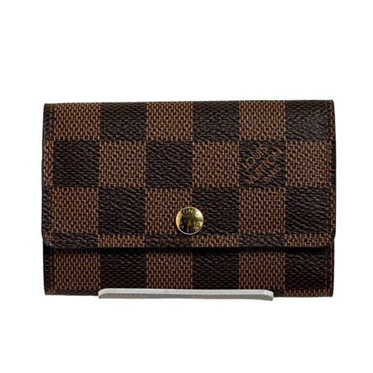 Louis Vuitton Key holder N62630 Damier Canvas Brown Key Chain
