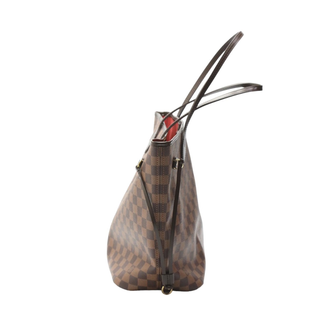 Louis Vuitton N41358 Damier Neverfull MM Damier Canvas Brown Tote Bag