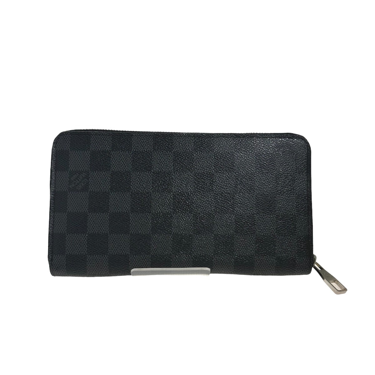 Louis Vuitton Long Purse N63077 Damier Grafitto Canvas Black Wallet Case