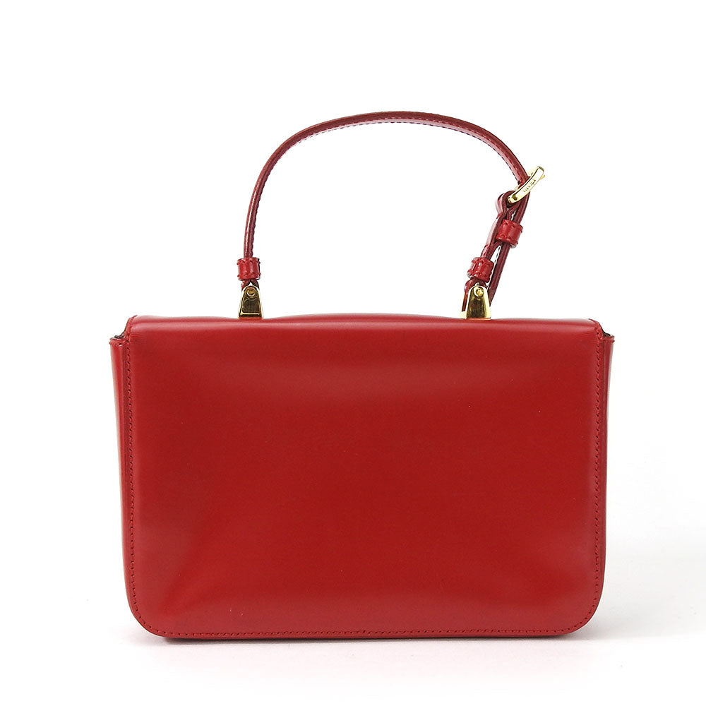 Calfskin Red Travel Bag