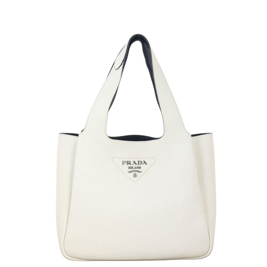 Prada Vitello Daino Dynamique Tote Handbag Medium Tote Bag