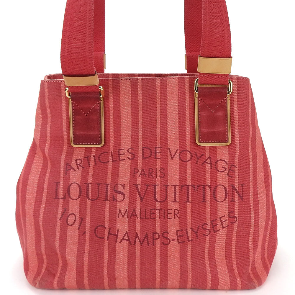 Louis Vuitton M94146 plan soleil Hippo PM Canvas Red Tote Bag
