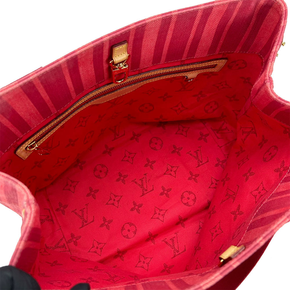 Louis Vuitton M94146 plan soleil Hippo PM Canvas Red Tote Bag