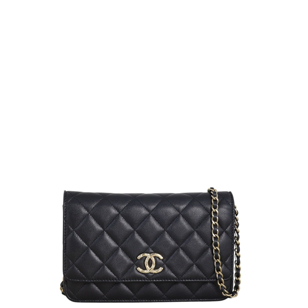 Chanel Classic Wallet on Chain Handbag Quilted Black Crossbody Bag Chain 23052025