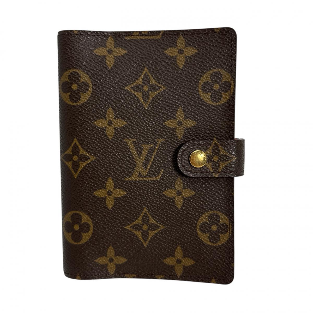 Louis Vuitton Notebook cover R20005 Notebook Agenda Monogram Canvas Brown Handbag 0