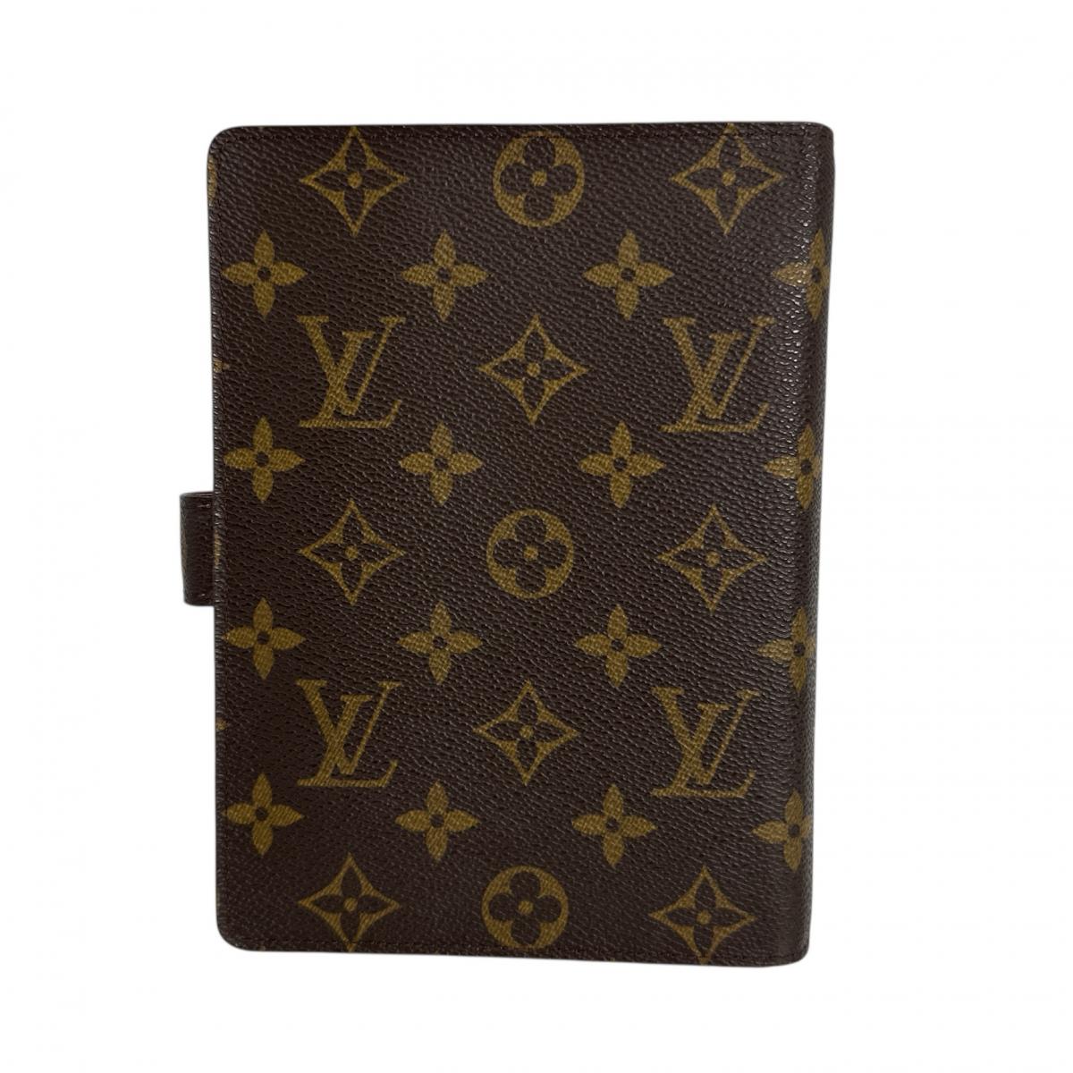 Louis Vuitton Notebook cover R20105 System notebook Monogram Canvas Brown Handbag