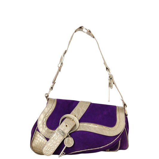 Dior Gaucho Bag Suede Travel Bag