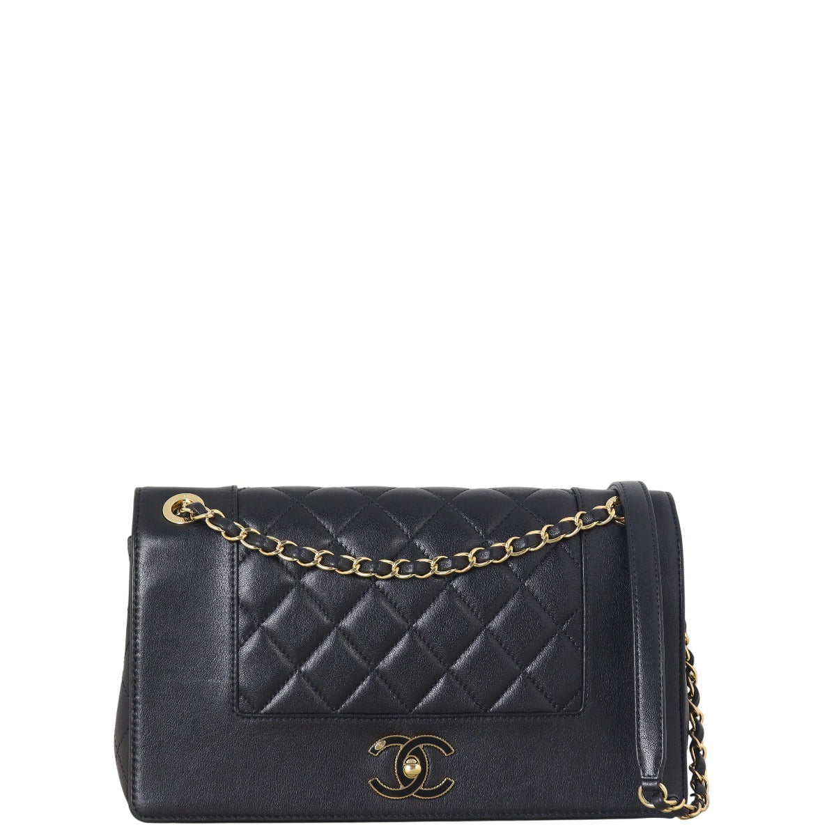 Chanel Mademoiselle Bag Quilted Black Crossbody Bag
