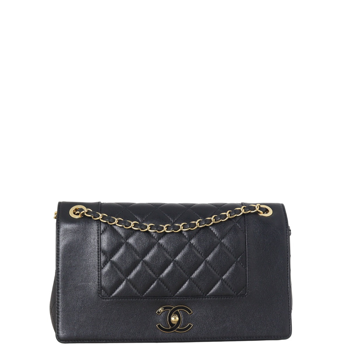 Chanel Mademoiselle Bag Quilted Black Crossbody Bag