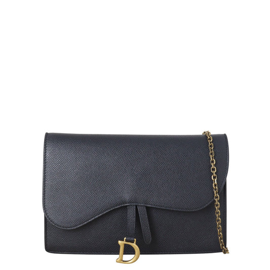 Dior Crossbody Bag Saddle Pouch Wallet on 2 Mini Small Chain Shoulder Bag