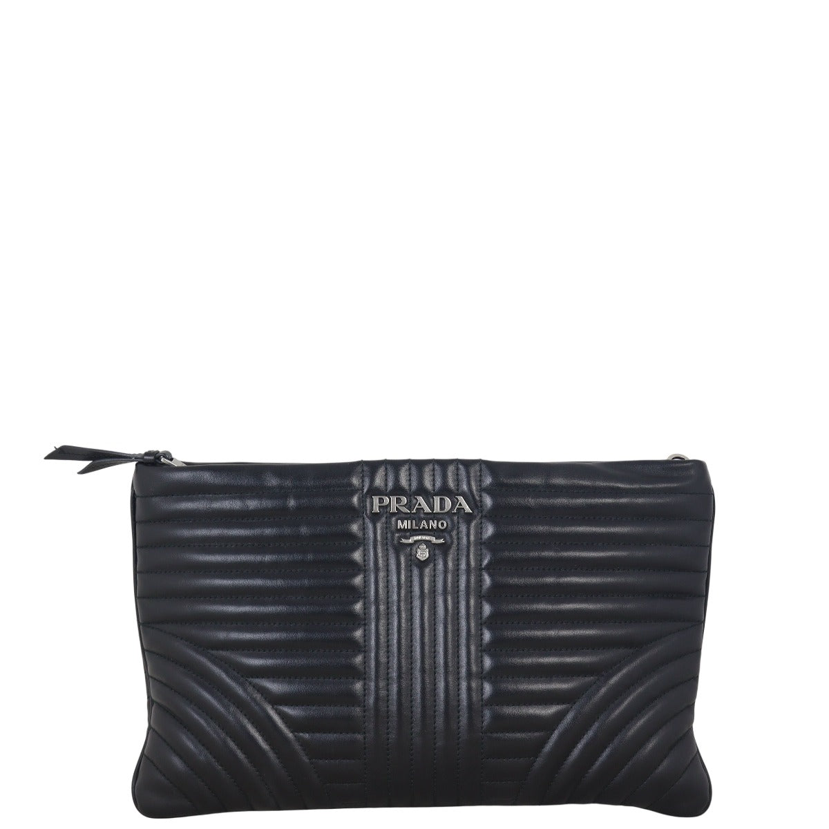 Prada Diagramme Clutch On Handbag Chain Clutch Bag