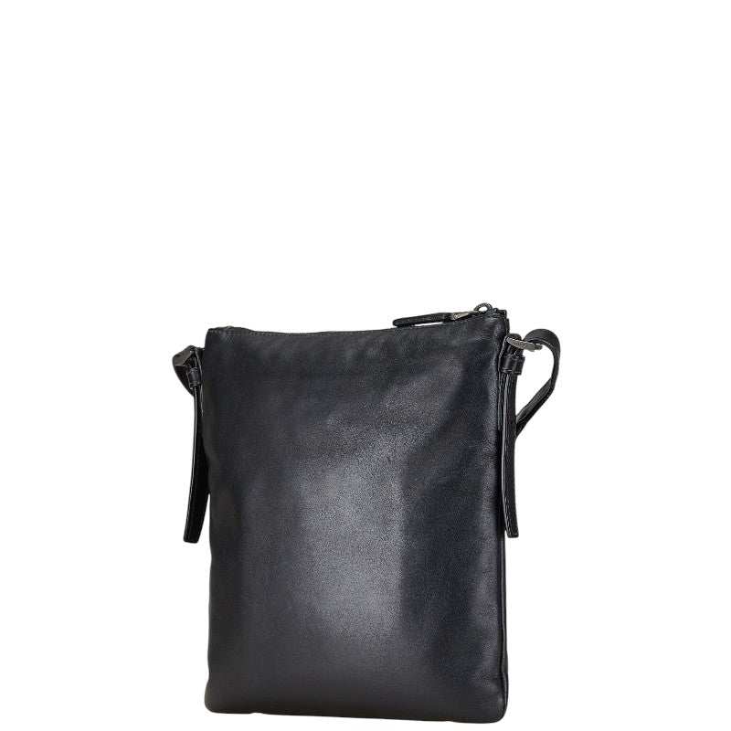 Prada Triangle Shoulder Bag Leather Logo