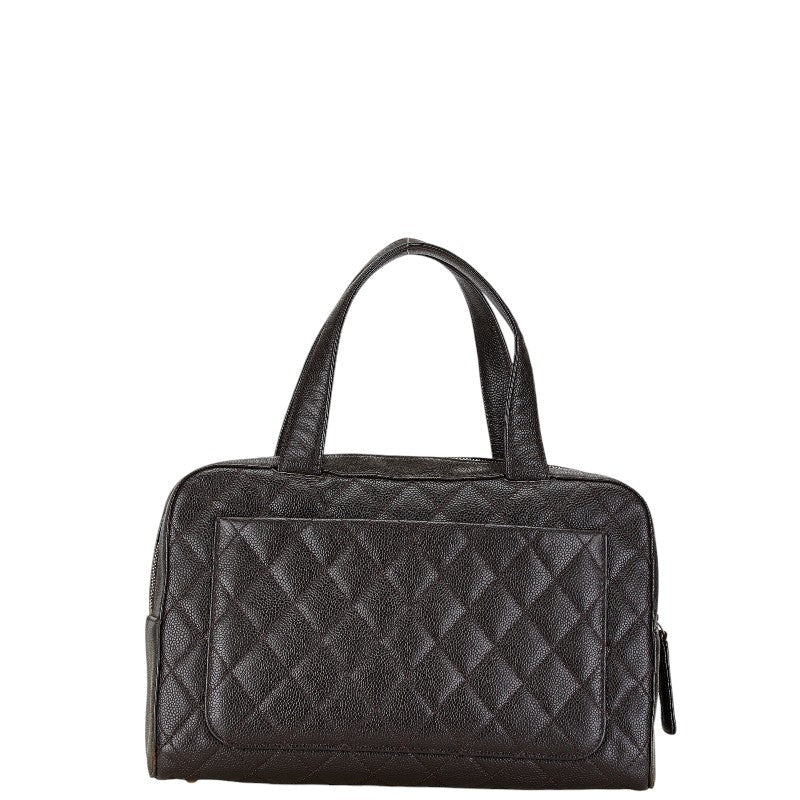 Coco Mark Caviar Skin Handbag Boston