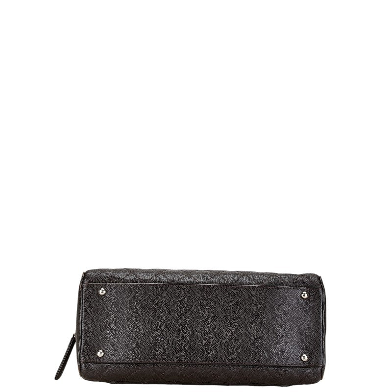 Coco Mark Caviar Skin Handbag Boston