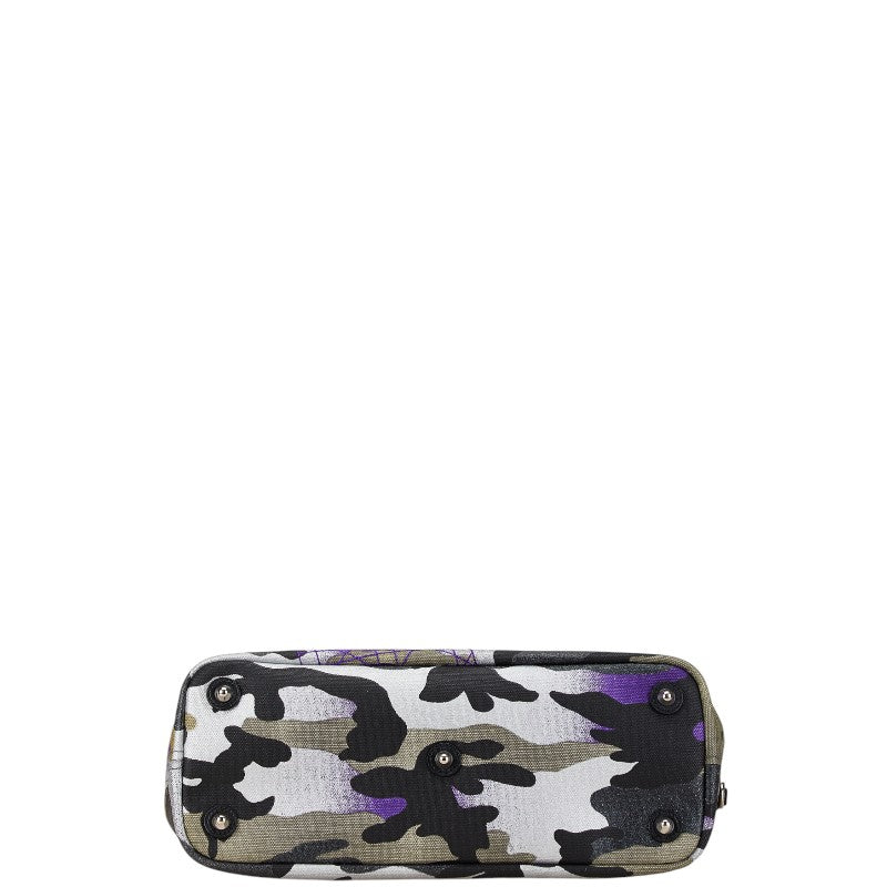 Dior Anselm Reyle Camouflage Tote Bag Leather Canvas