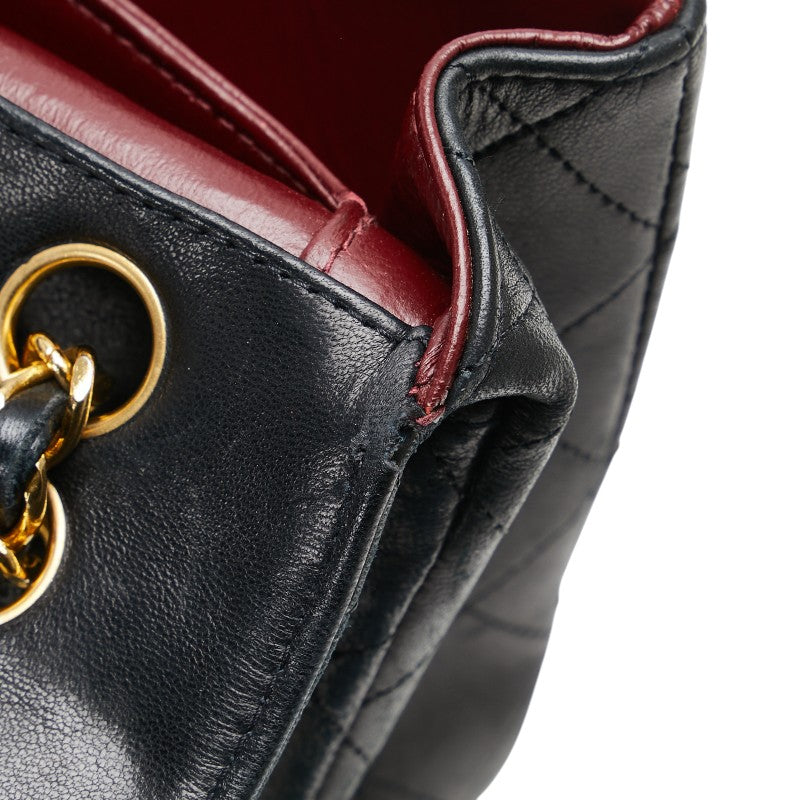 Coco Mark Matelasse Lambskin Shoulder Bag Boutique