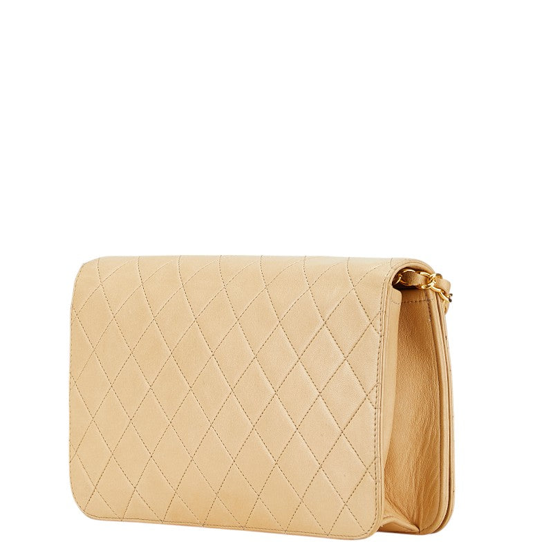 Coco Mark Matelasse Lambskin Shoulder Bag Daily