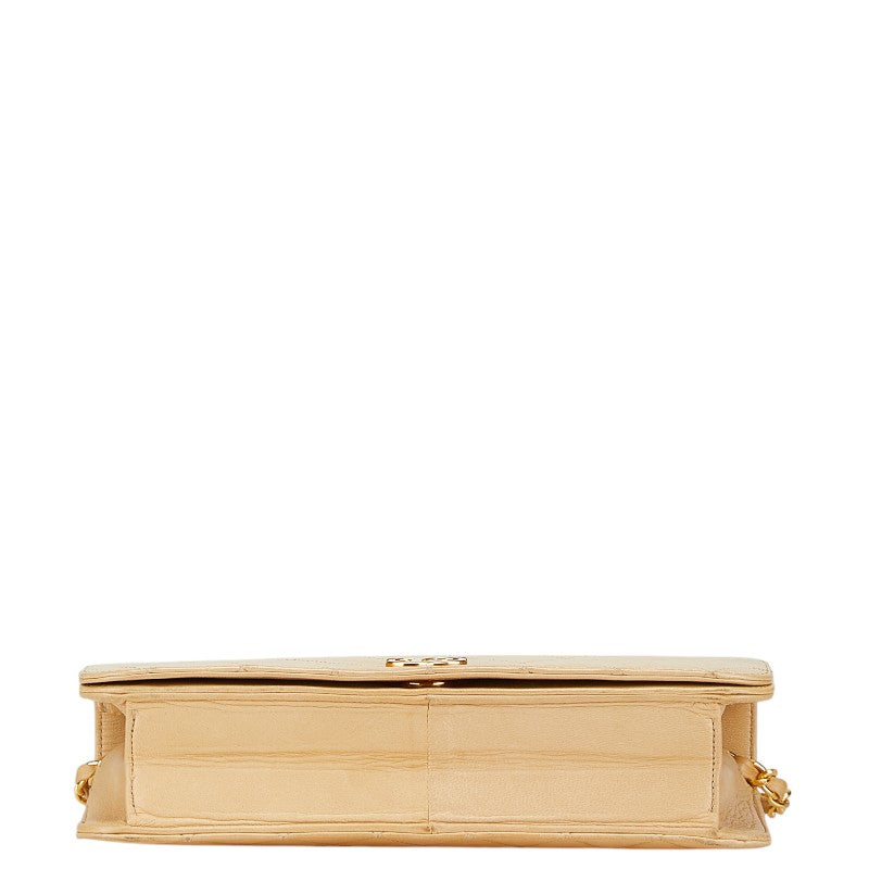 Coco Mark Matelasse Lambskin Shoulder Bag Daily