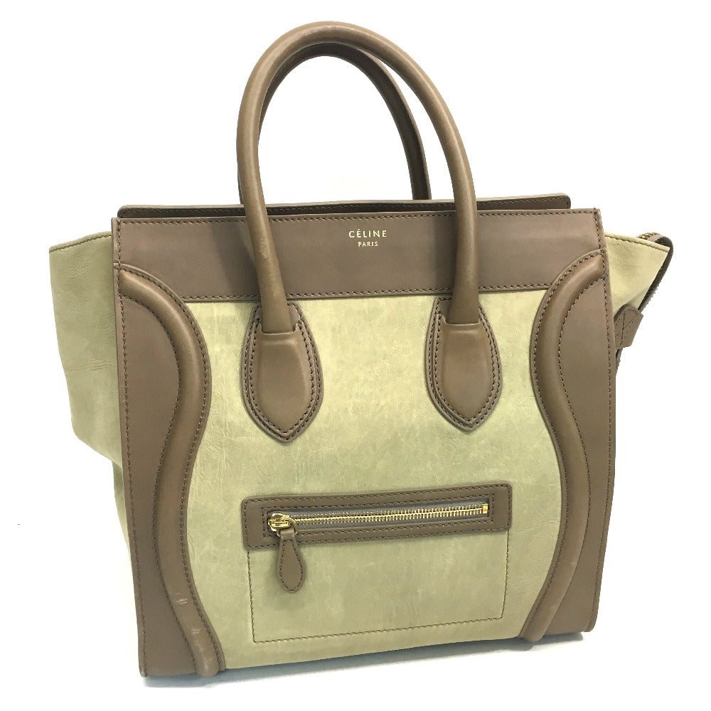Shopper Luggage Women Leather Beige Travel Bag
