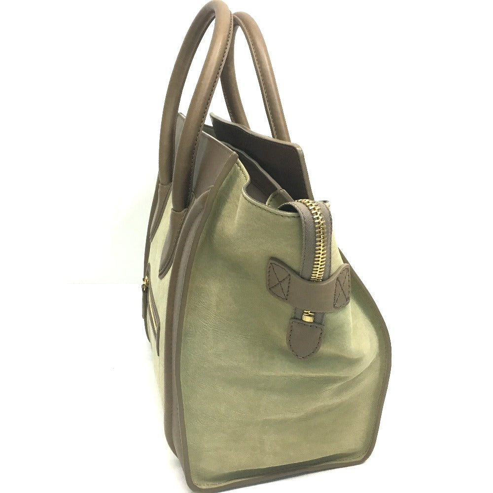 Shopper Luggage Women Leather Beige Travel Bag