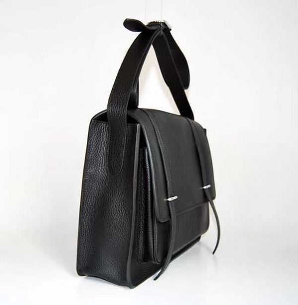 Hermes Luxury Steve Ladies Handbag Black Travel Bag