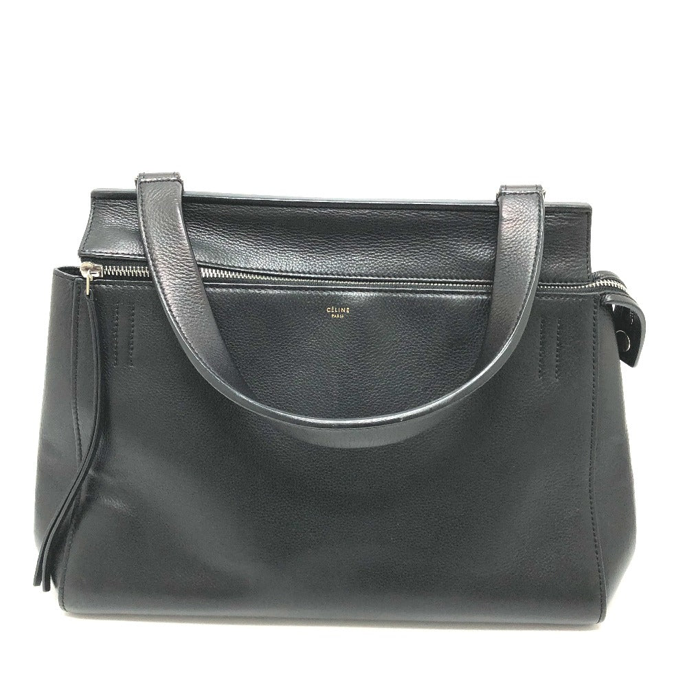 Shoulder Bag Shoulder Edge Bag Leather Black