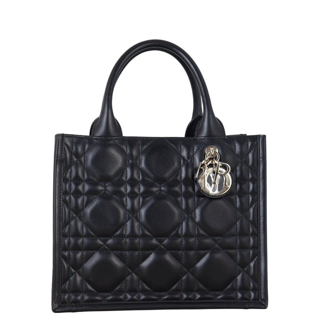 Dior Book Tote Calfskin Macrocannage Handbag Small Tote Bag