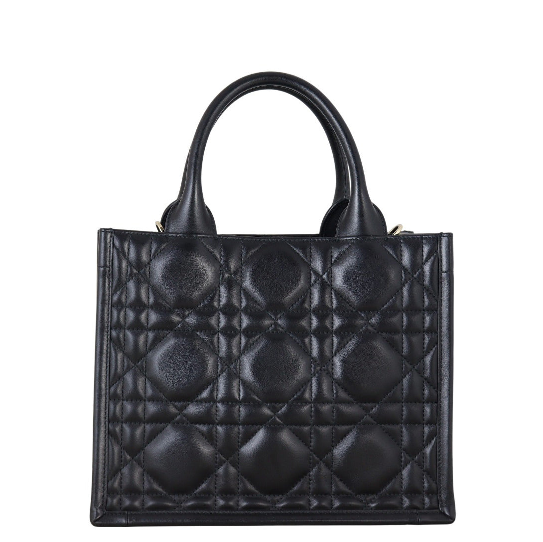 Dior Book Tote Calfskin Macrocannage Handbag Small Tote Bag