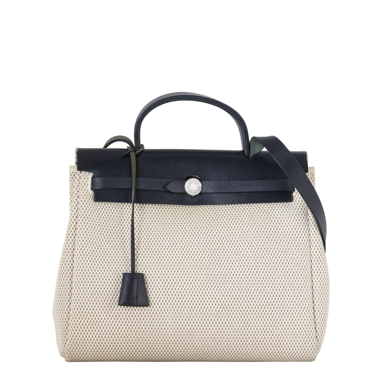 Hermes Herbag Toile Pm Crossbody Bag