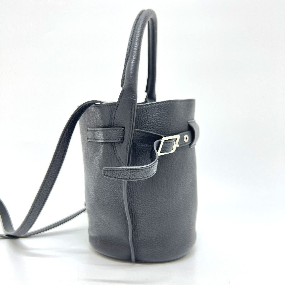 Shoulder Bag Big Bag Nano Leather Black
