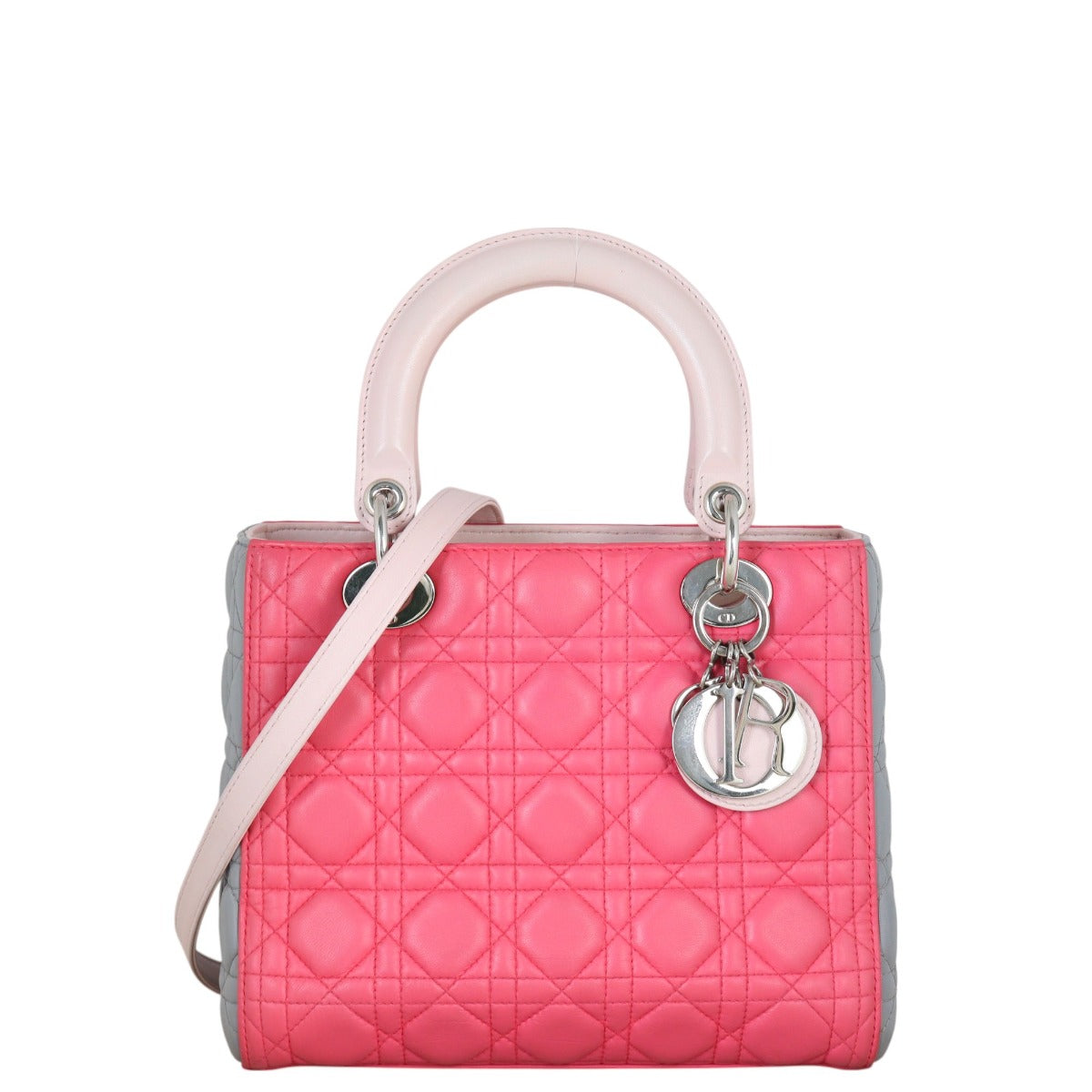 Dior Crossbody Bag Lady Tricolour 2 Medium Shoulder Bag