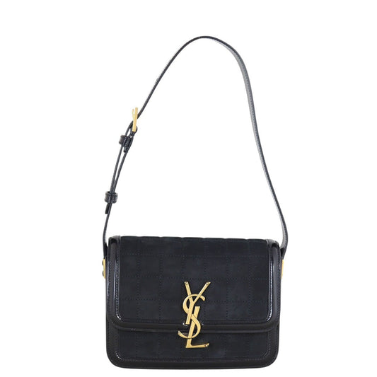 YSL Saint Laurent Solferino Travel Bag Suede Small