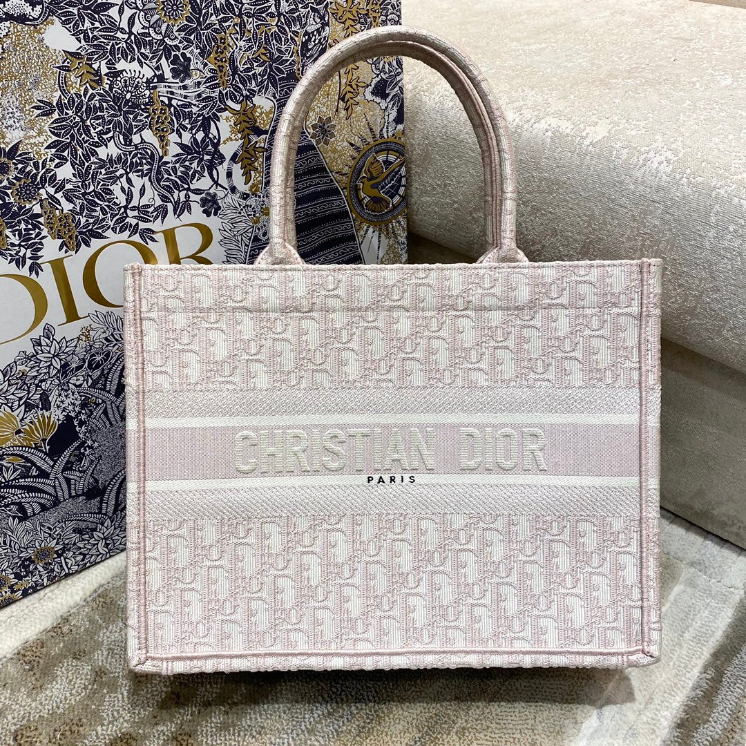 MeTop Qualityum Book Rose Des Oblique Pink Book Tote Bag