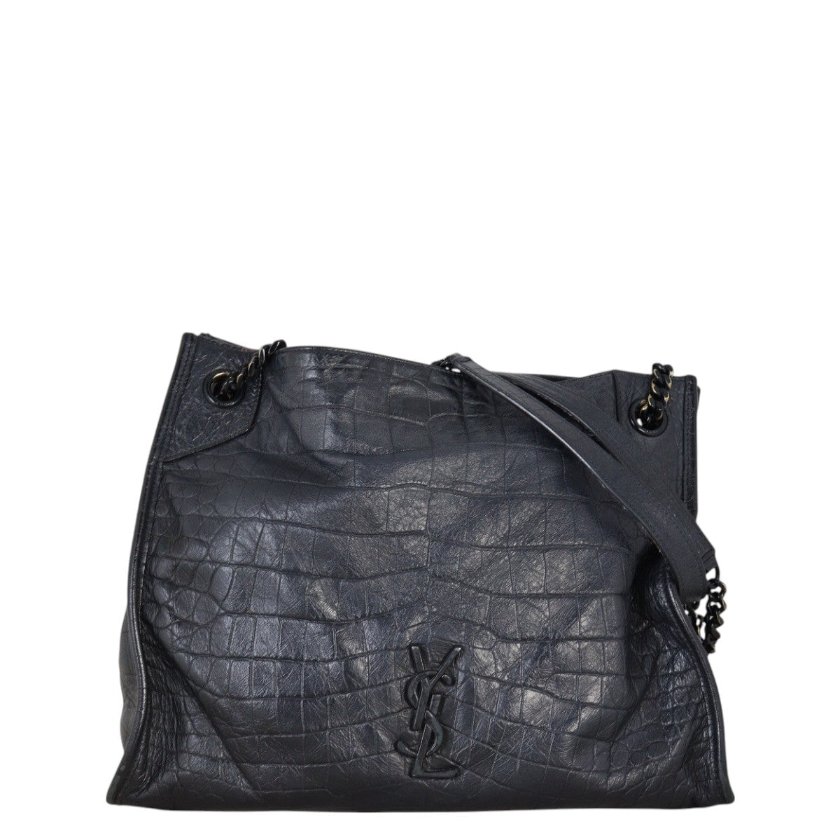 YSL Saint Laurent Saint Laurent Niki Tote Bag Croc Embossed Medium