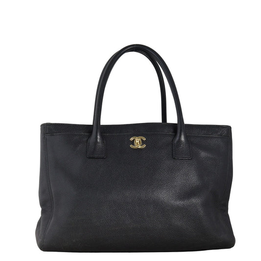 Chanel Executive Cerf Tote Black Shoulder Bag Tote 08072025