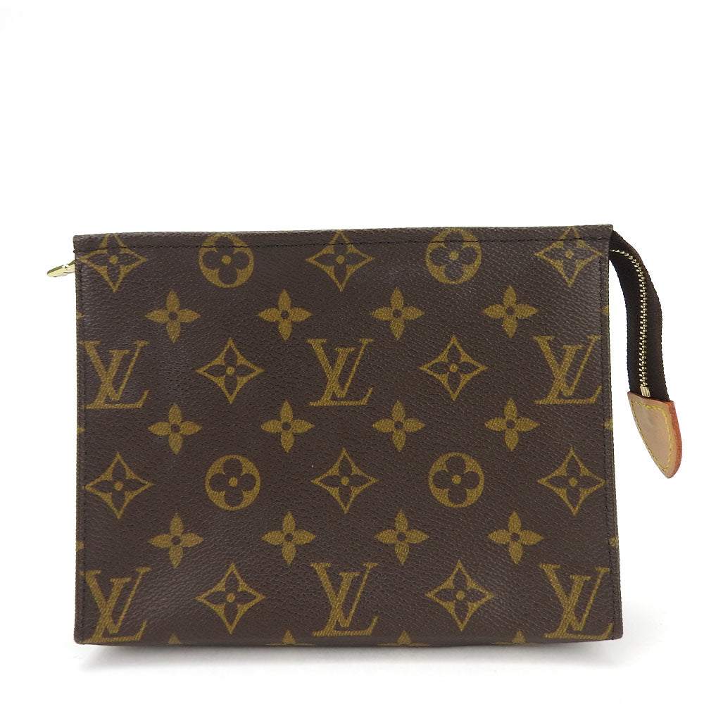 Louis Vuitton Pouch M47544 posh toilette 19 Monogram Leather Canvas Brown Handbag