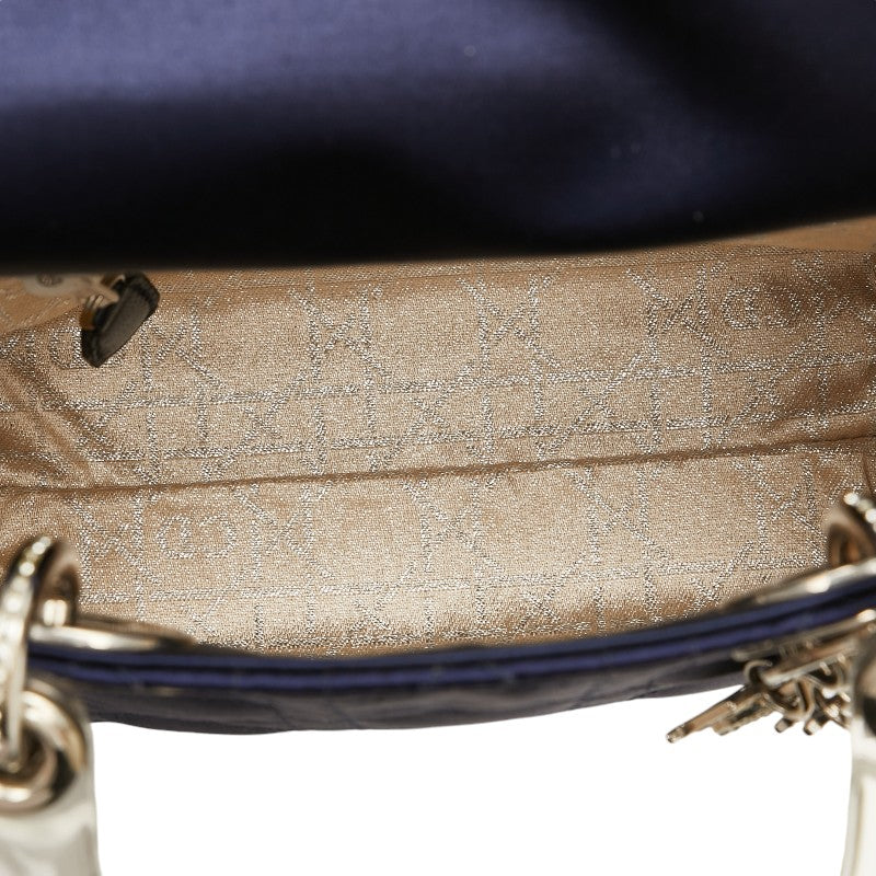Dior Lady Handbag Satin Travel Bag