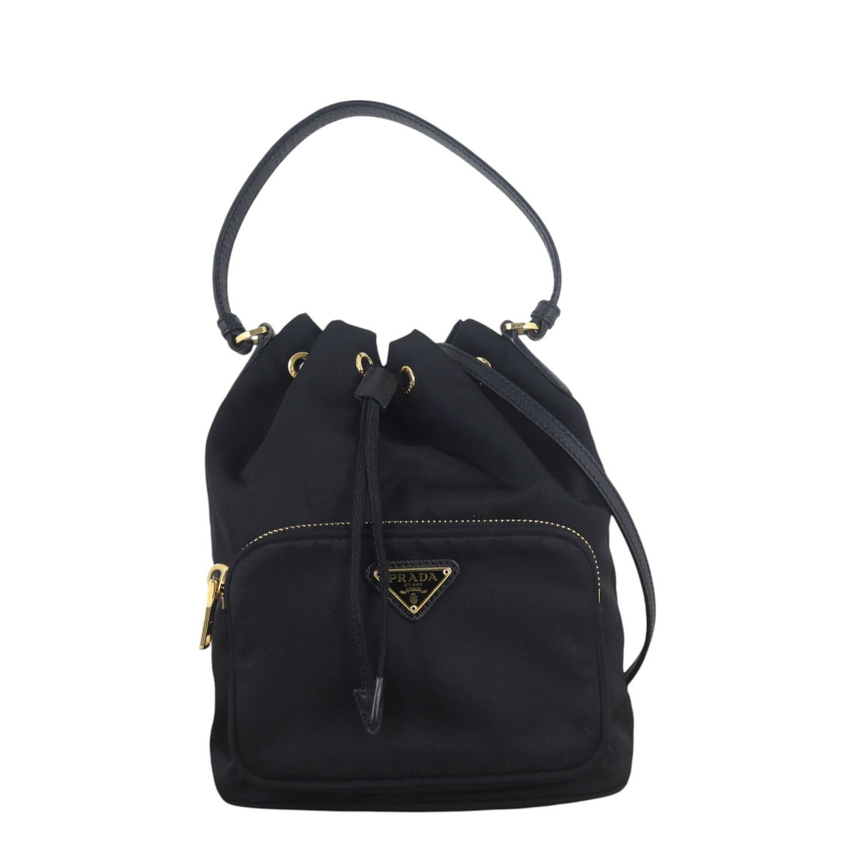 Prada Duet Tessuto Bag Bucket Bucket Bag