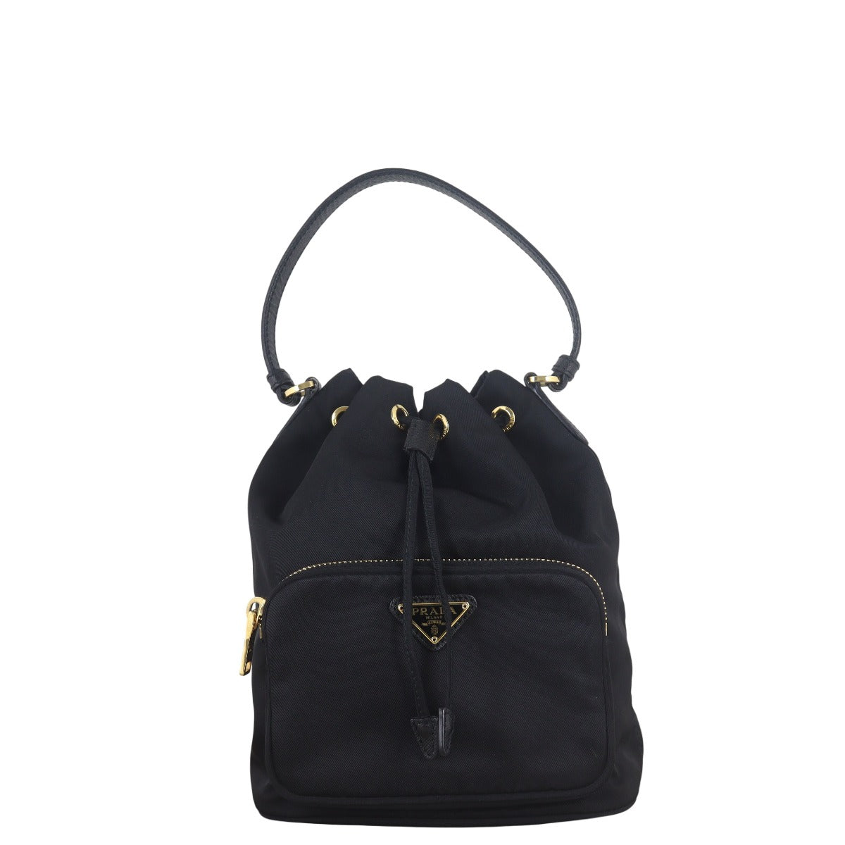 Prada Duet Tessuto Bag Bucket Bucket Bag
