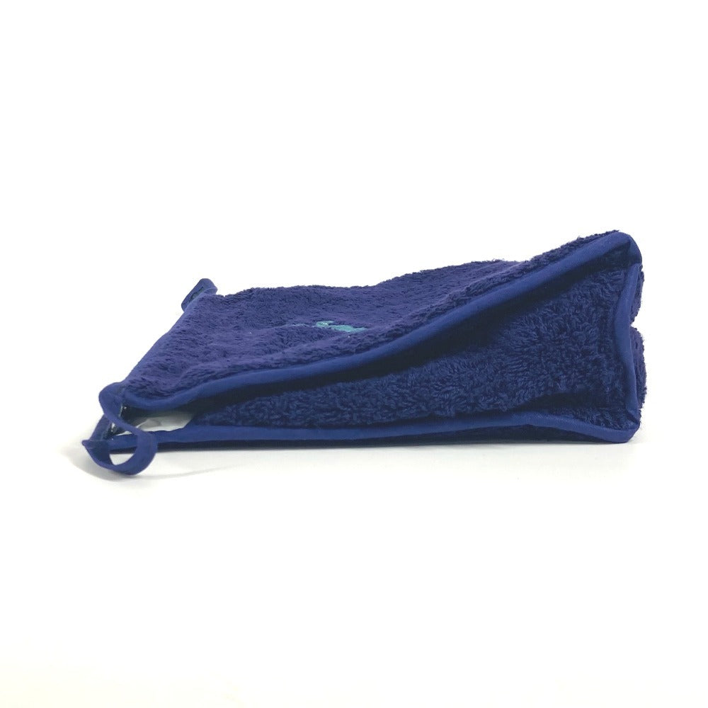 Pouch Pile Navy Horse Print Pile Beach Logo Clutch Bag