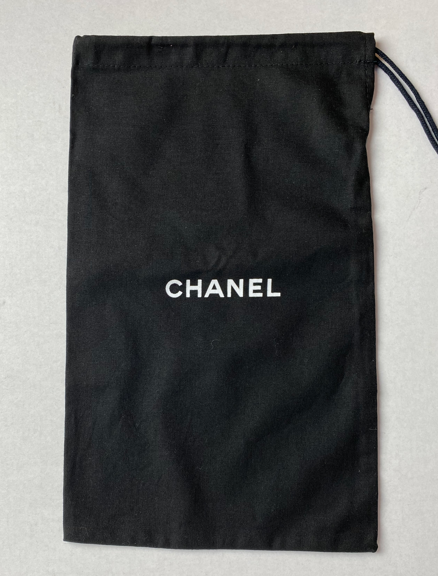 Chanel 100% Set of Two Black Shoe/ Small / Wallet Dust 13"x 8.25"