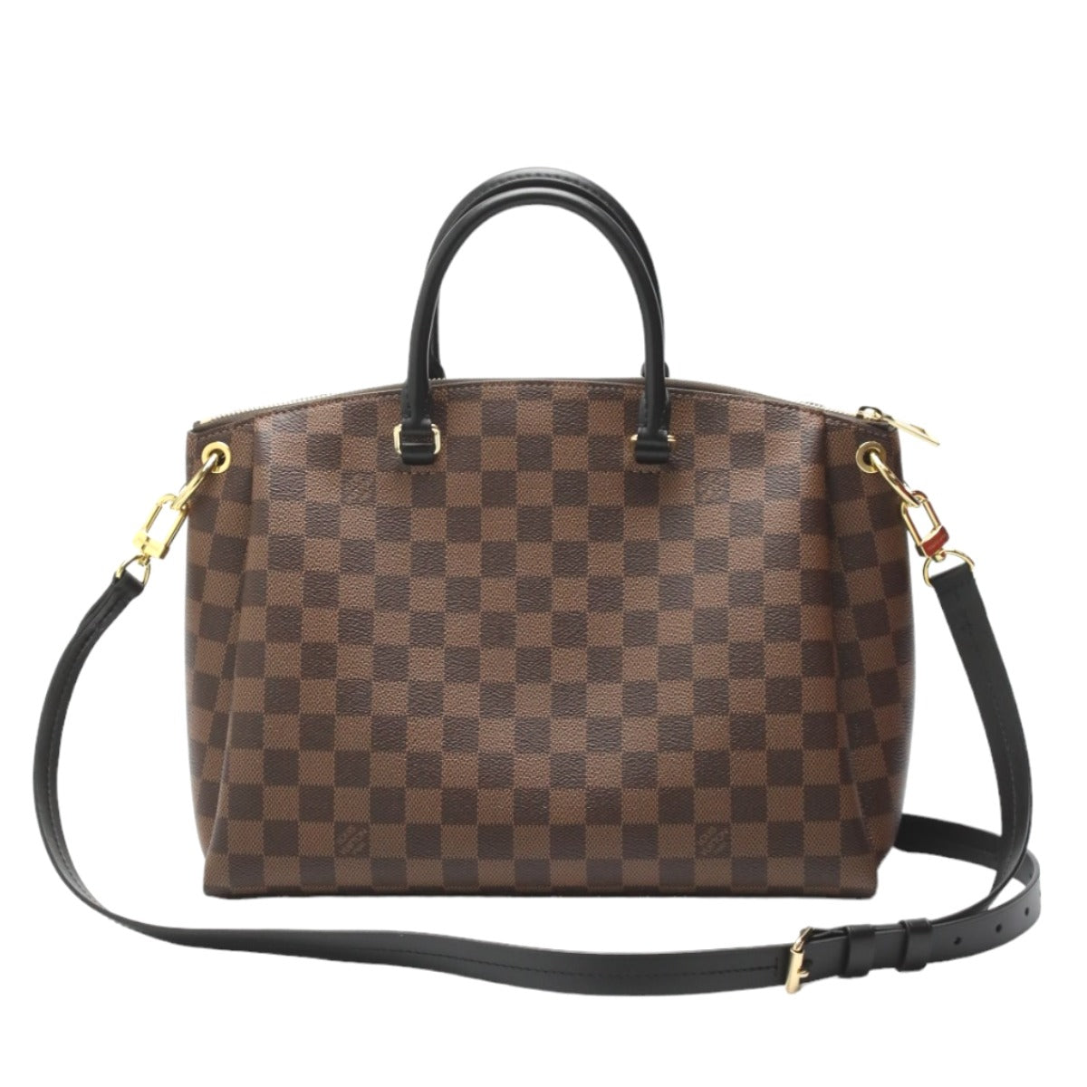 Louis Vuitton N45283 Damier 2WAY Odeon MM Canvas Brown Tote Bag