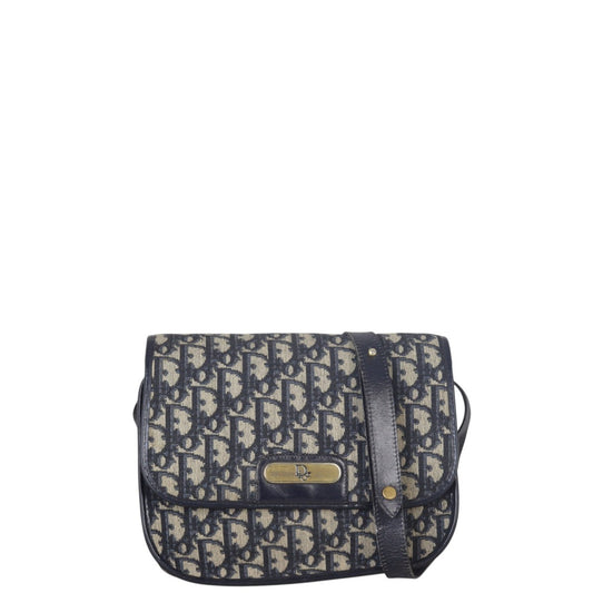 Dior Shoulder Bag Trotter Oblique Canvas